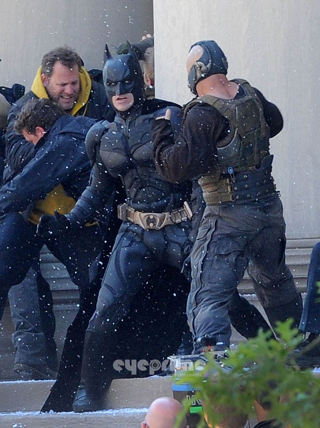 The Dark Knight Rises Set Photos And Video