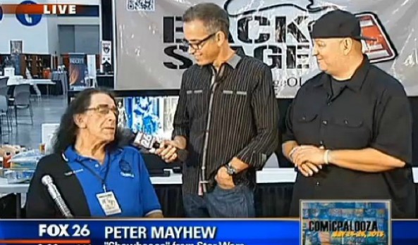 Interview with Peter “Chewbacca” Mayhew at Comicpalooza