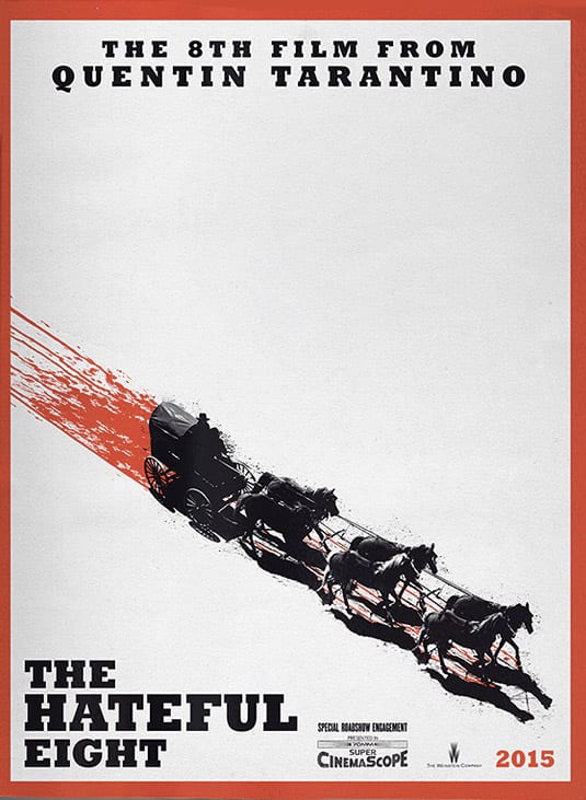 First 'Hateful Eight' Poster Confirms 2015 Release