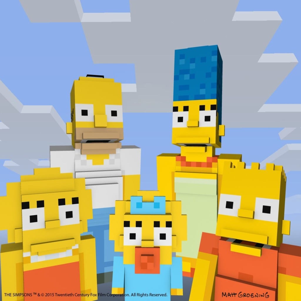 'The Simpsons' Are Headed to 'Minecraft'