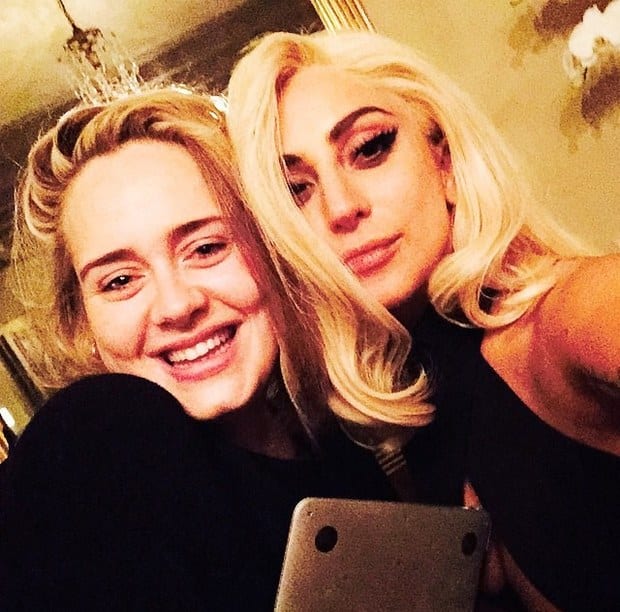 Lady Gaga and Adele