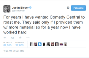 beibs tweet