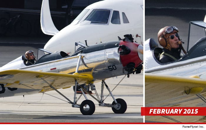 Harrison Ford flying