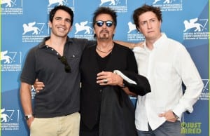 VENICE, ITALY - AUGUST 30:  (L-R) Actors Chris Messina,Al Pacino and director David Gordon Green attends the 'Manglehorn' photocall during the 71st Venice Film Festival on August 30, 2014 in Venice, Italy.  (Photo by Pascal Le Segretain/Getty Images)
