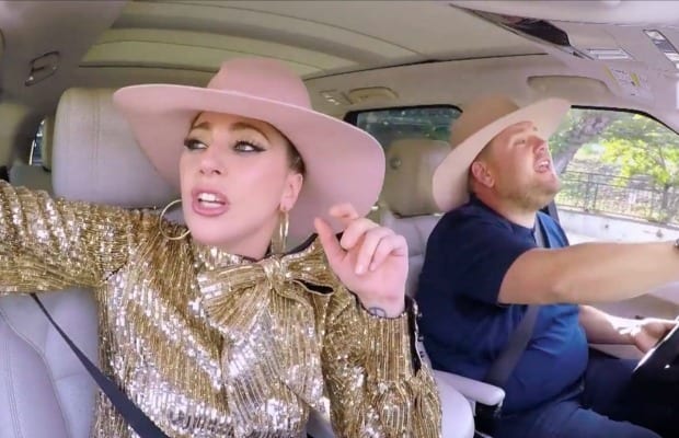 Watch: Lady Gaga Sings With James Corden On ‘Carpool Karaoke’