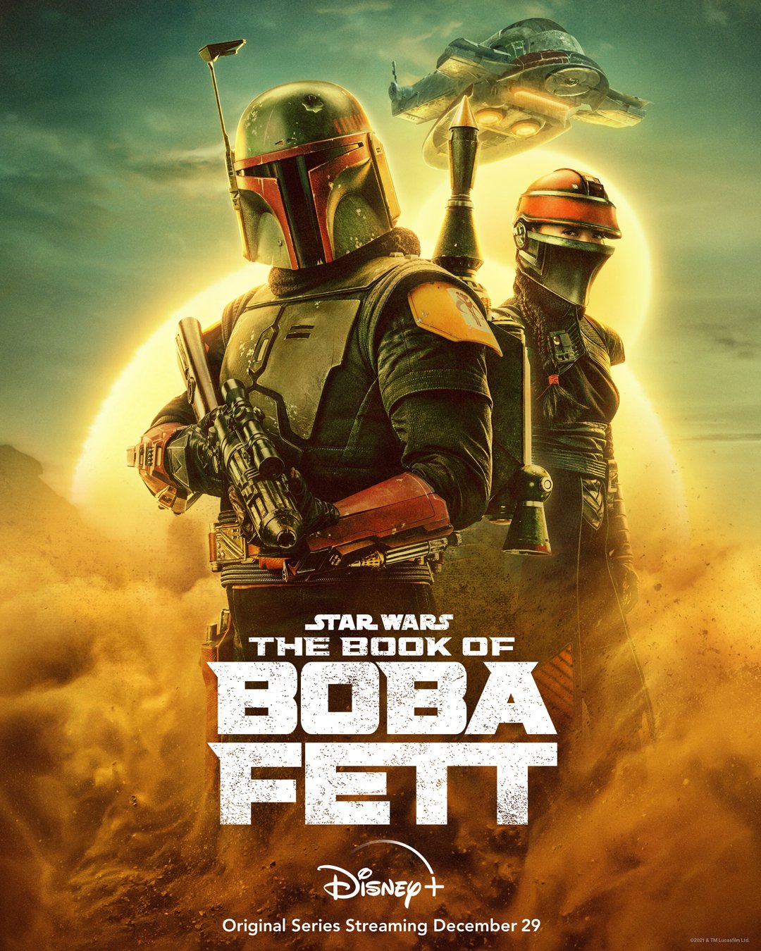 official poster for The Book of Boba Fett